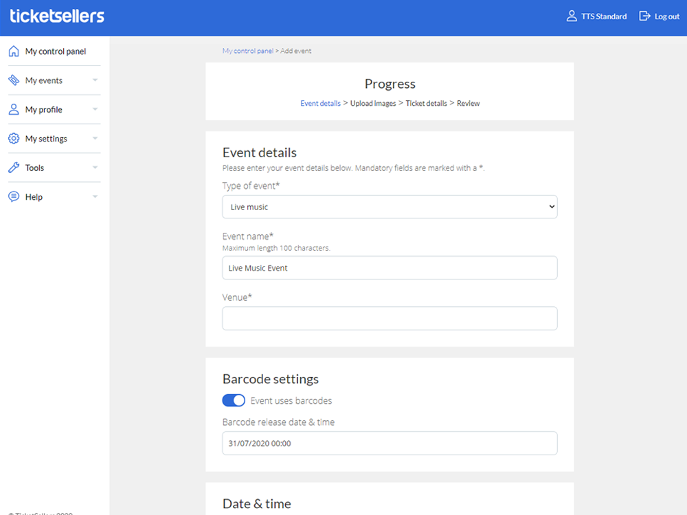 Organisers - TicketSellers