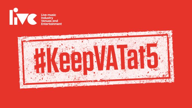 #KeepVATat5 campaign logo by LIVE